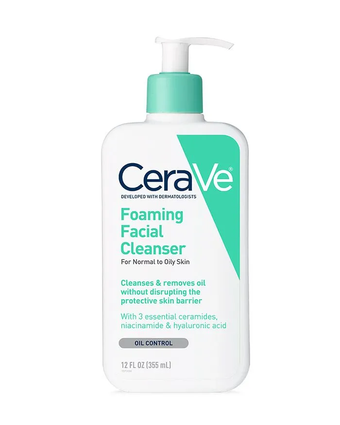 FEMMENORDIC's choice in the CeraVe Foaming Facial Cleanser vs Neutrogena Ultra Gentle Cleanser comparison, the CeraVe Foaming Facial Cleanser.