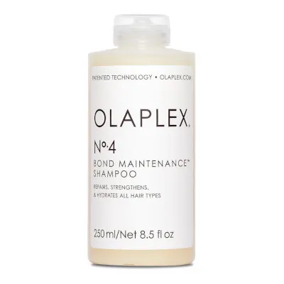 A close second choice in the Oribe vs Olaplex shampoo comparison, Olaplex No. 4