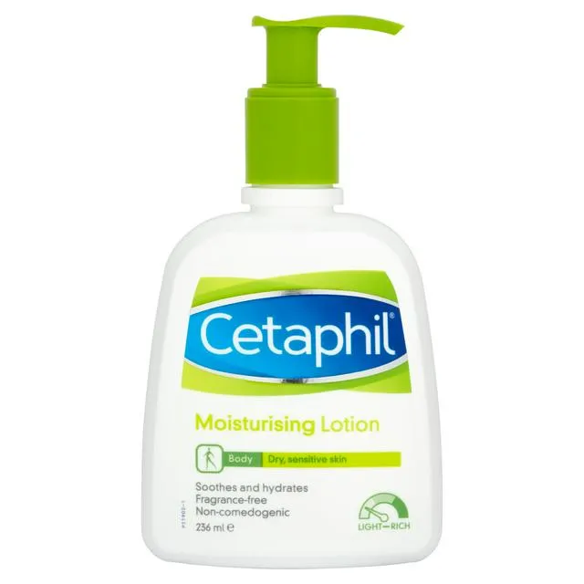 A close second in the Cetaphil vs CeraVe moisturizing lotion comparison, the Cetaphil Moisturizing Lotion