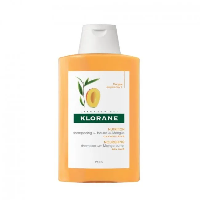 Nourishing Shampoo with Mango Butter by Klorane, the best French shampoo for dry, dehyrdated hair.