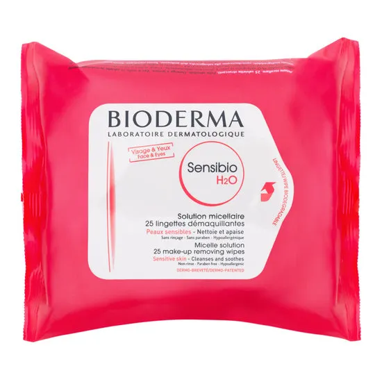 FEMMENORDIC's choice in the Garnier vs Bioderma makeup wipes comparison, the Bioderma Sensibio H2O Makeup Wipes.
