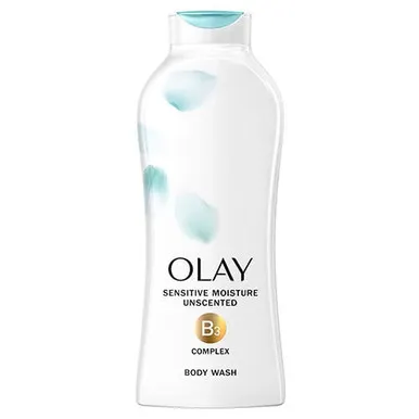 FEMMENORDIC's choice in the Dove vs Olay comparison, the Olay Sensitive Moisture Body Wash