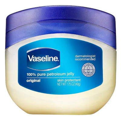 Pure Petroleum Jelly by Vaseline, the original skin protectant that's been used to protect and help heal dry skin since 1870.