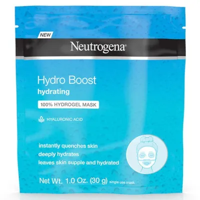 Hydro Boost Hydrogel Mask by Neutrogena, this moisturizing face mask instantly quenches dry skin and contours to your skin for optimal absorption.