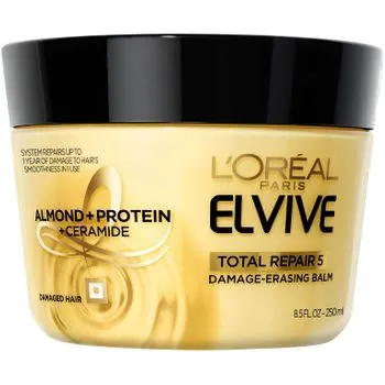 Elvive Total Repair by L'Oreal, the best budget French hair mask.