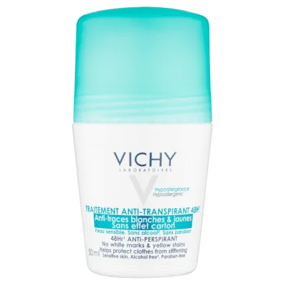 48h Anti-perspirant Roll-on by Vichy, the best French deodorant in the form of a roll-on.