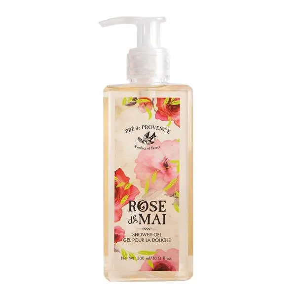 Rose de Mai Shower Gel by Pre de Provence, one of the most popular French body washes.