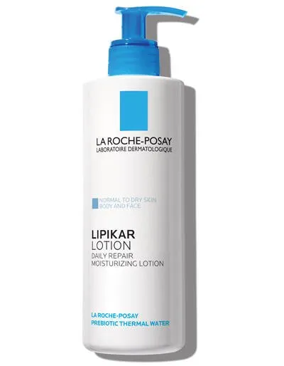 Lipikar Body Lotion by La Roche Posay, the best French body lotion for damaged and sensitive skin.