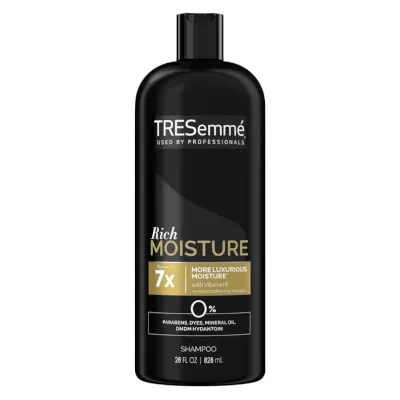 FEMMENORDIC's choice in the Tresemme vs Pantene shampoo comparison, the Tresemme Moisture Rich Shampoo