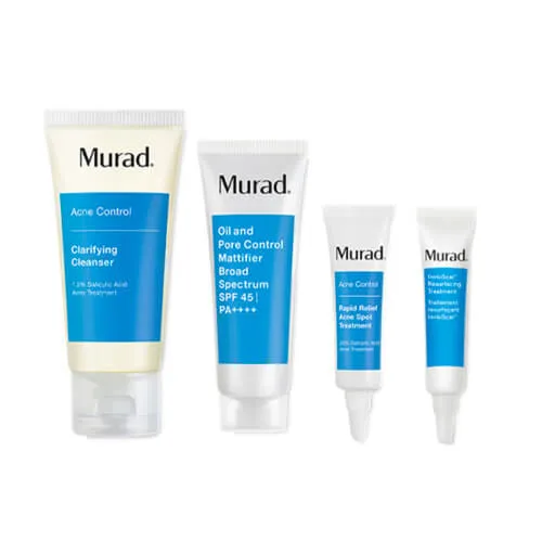 A tied FEMMENORDIC's choice in the Murad vs Dermalogica comparison, Murad’s Acne Control 30-Day Trial Kit