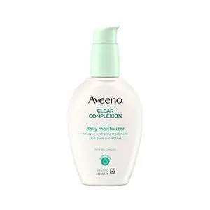 FEMMENORDIC's choice in the CeraVe vs Aveeno for acne comparison, the Aveeno Clear Complexion Daily Moisturizer