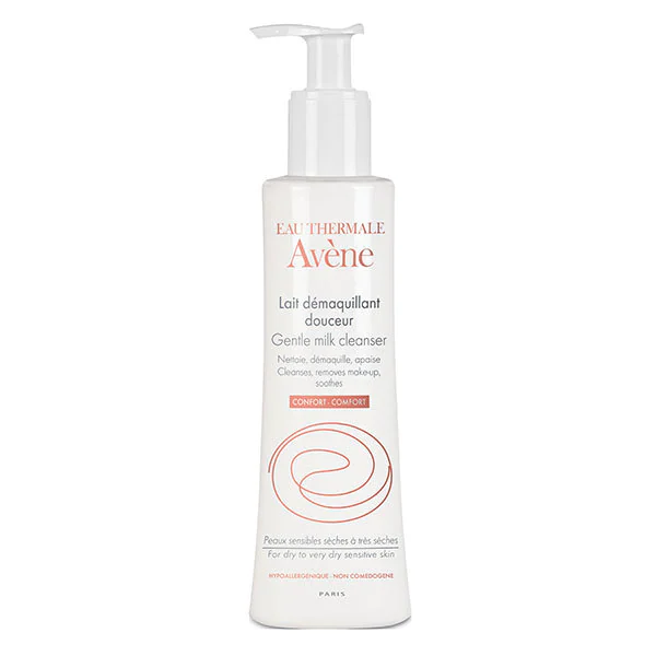 Gentle Milk Cleanser by Avene, one of the best French cleansers for sensitive skin.