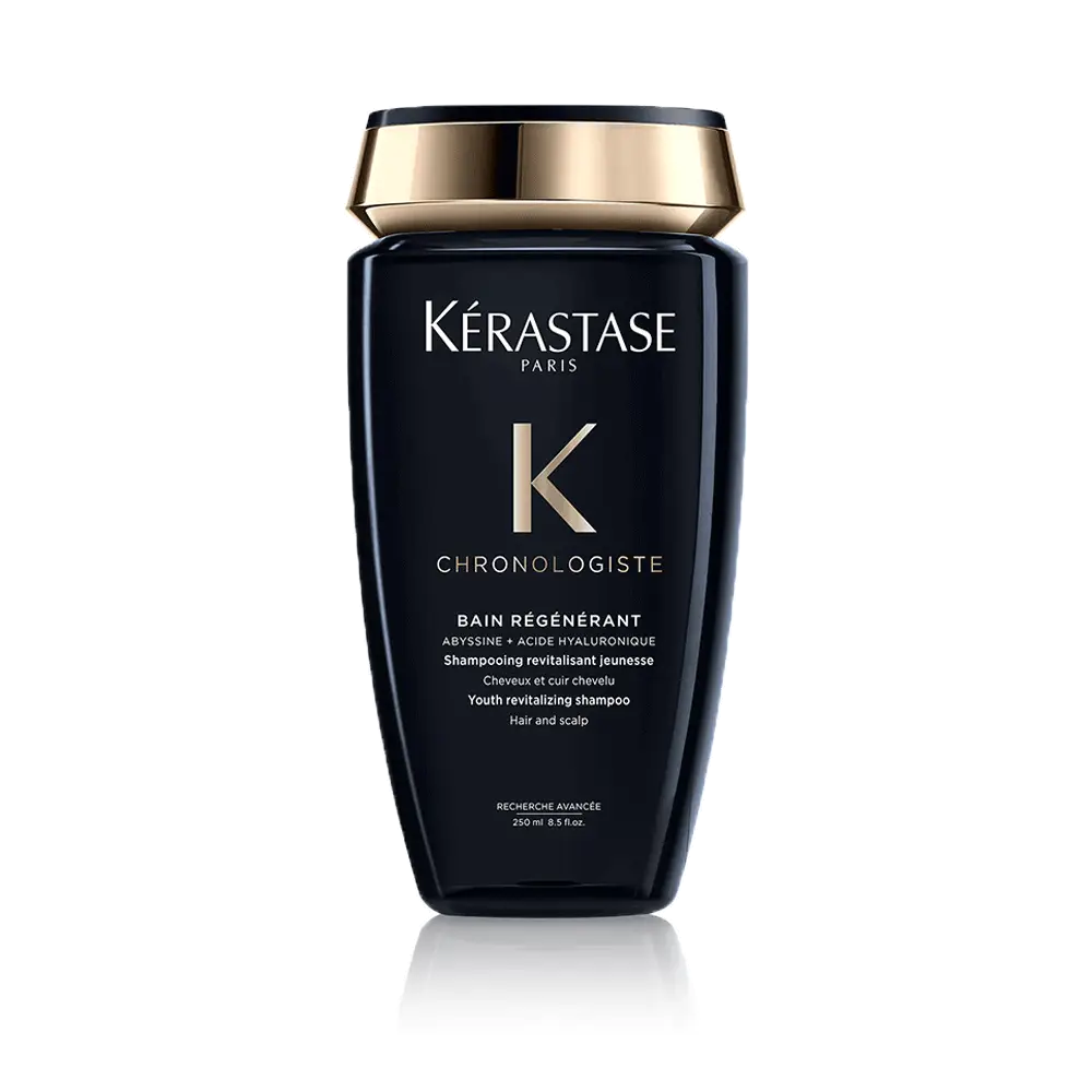 Bain Chronologiste Regenerant Shampoo by Kerastase (one of the best French shampoo brands), the best French shampoo for all hair types.