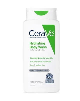 FEMMENORDIC's choice in the CeraVe vs Aveeno body wash comparison, the CeraVe Hydrating Body Wash
