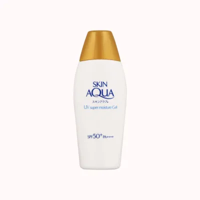 Skin Aqua UV Super Moisture Gel SPF 50+; a fresh, gel sunscreen with the best UV protection in the Skin Aqua series.