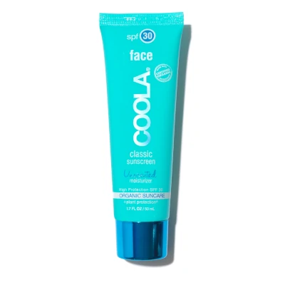 Classic Face Sunscreen by COOLA, your invisible shield against the sun and elements.