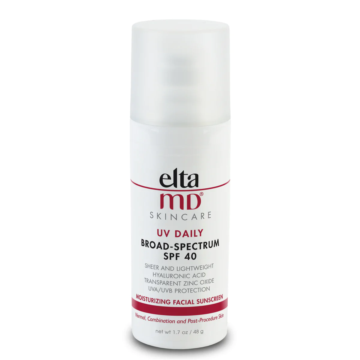 FEMMENORDIC's choice in the Elta MD UV Daily vs UV Clear sunscreen comparison, the Elta MD UV Daily Broad-Spectrum SPF 40