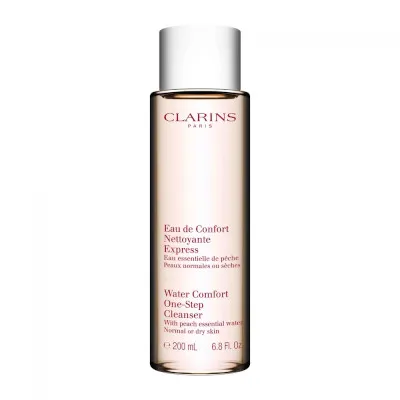 Water Comfort One-Step Cleanser by Clarins, one of the best French cleansers for dry skin.