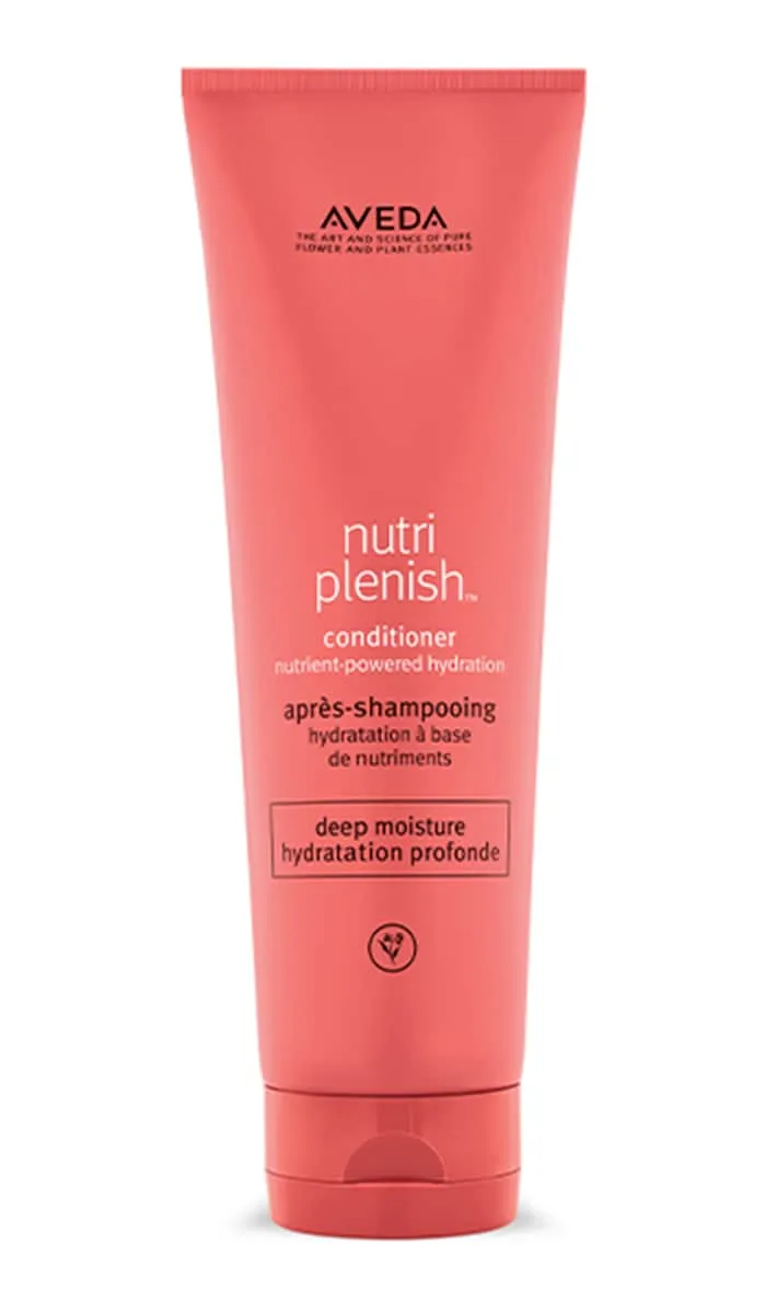 A tied FEMMENORDIC's choice in the Pureology vs Aveda conditioner comparison, Aveda Nutriplenish Conditioner.
