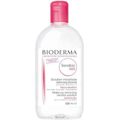 Best-selling Sensibio H2O Micellar Water from Bioderma, one of the best scientific French skincare brands.