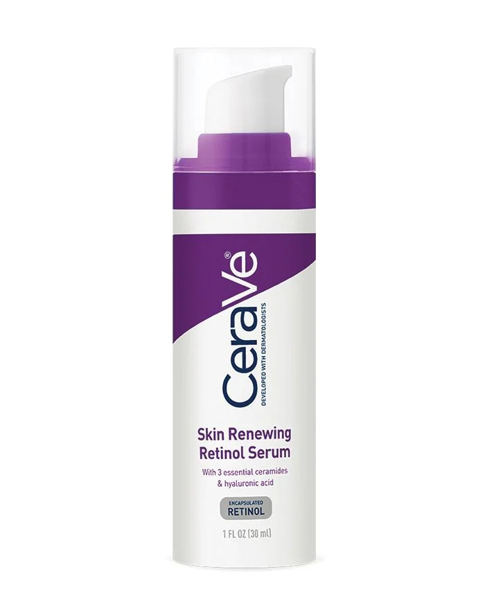Skin Renewing Retinol Serum by CeraVe, anti-aging retinol serum for fine lines..