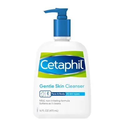Gentle Skin Cleanser by Cetaphil, award-winning cleanser for sensitive or dry skin that moisturises as it gently cleanses.