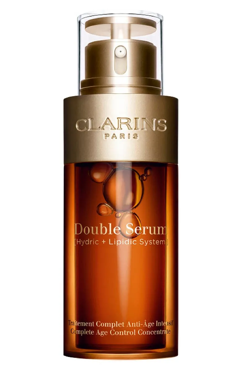 FEMMENORDIC's choice in the Elizabeth Arden vs Clarins comparison, the Clarins Double Serum