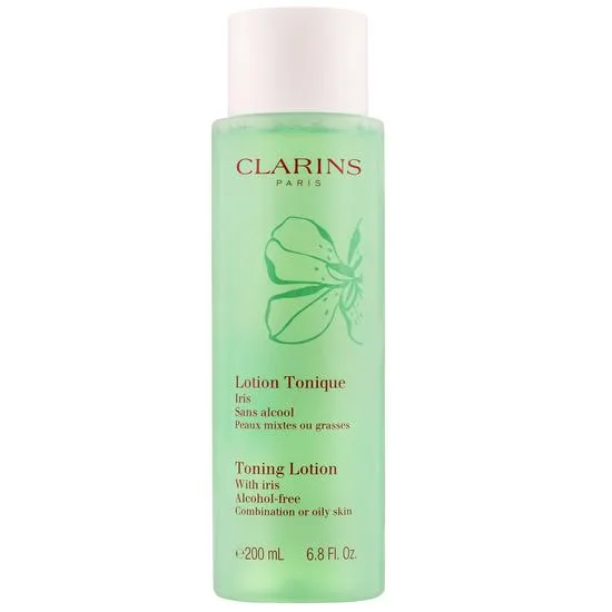 Toning Lotion with Iris by Clarins, one of the best French toners.