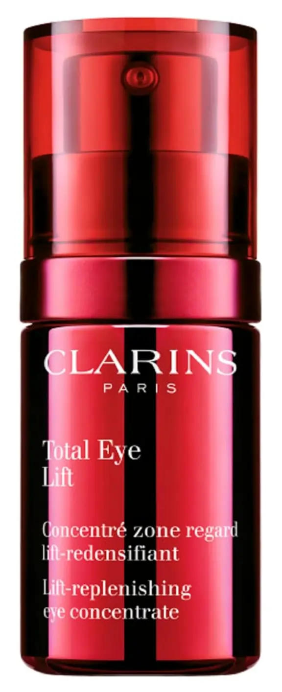 FEMMENORDIC's choice in the Clarins vs Lancome comparison, the Clarins Total Eye Lift.