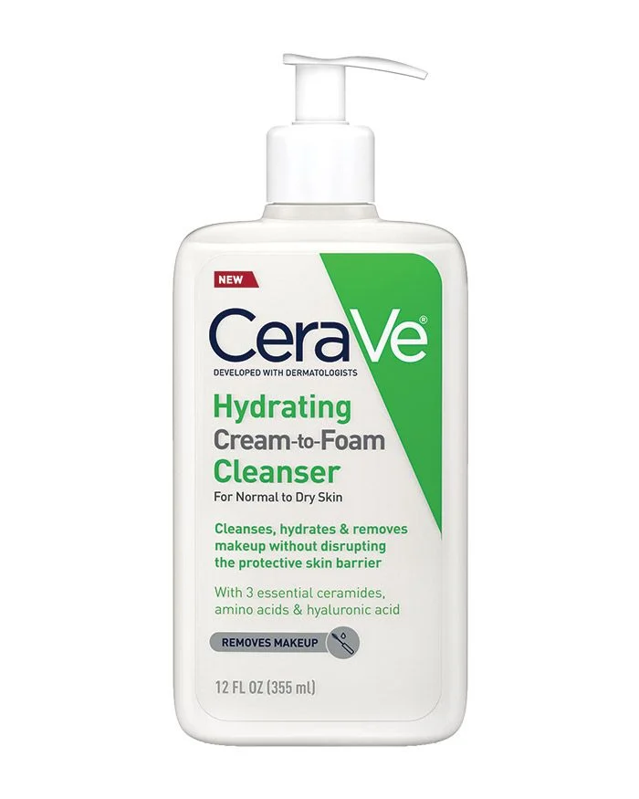 FEMMENORDIC's choice in the CeraVe Cream to Foam Cleanser vs Hydrating Cleanser, the CeraVe Hydrating Cream to Foam Cleanser
