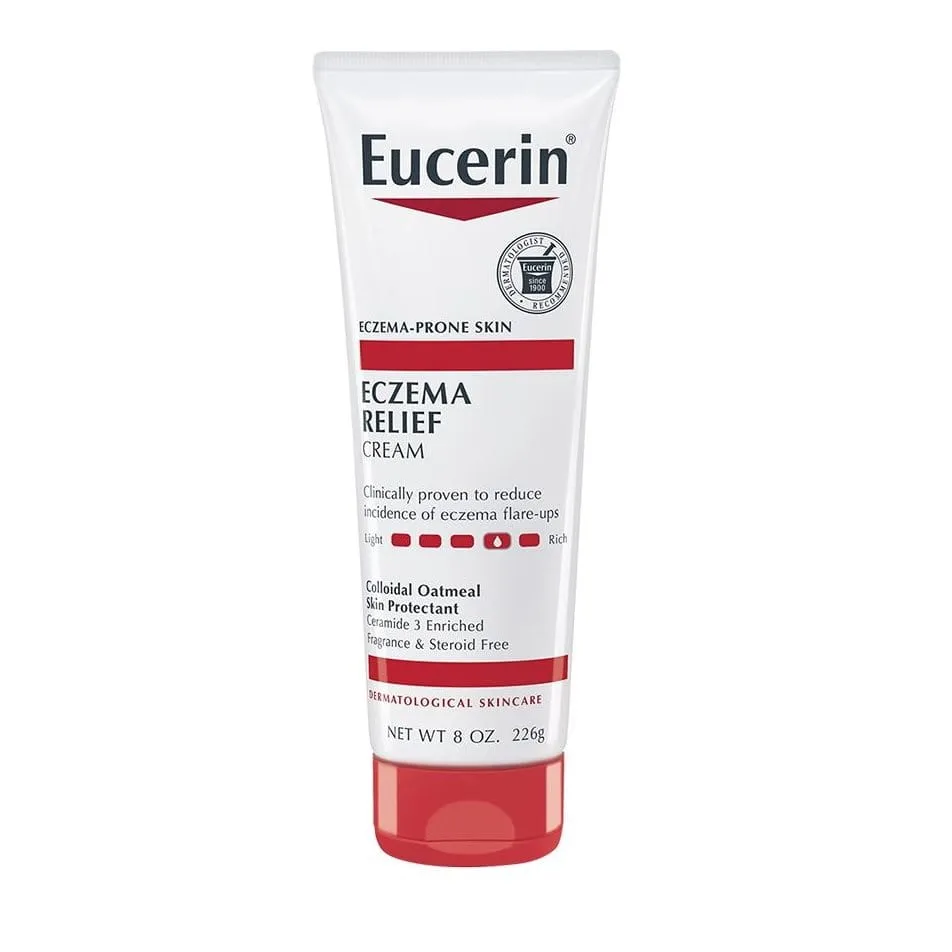 FEMMENORDIC's choice in the Eucerin vs Gold Bond eczema cream comparison, the Eucerin Eczema Relief Cream