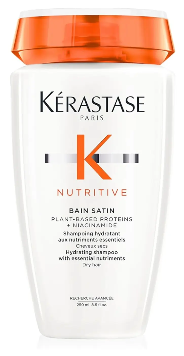 A tied FEMMENORDIC's choice in the Kerastase vs Pureology shampoo comparison, Kerastase Nutritive Bain Satin Shampoo