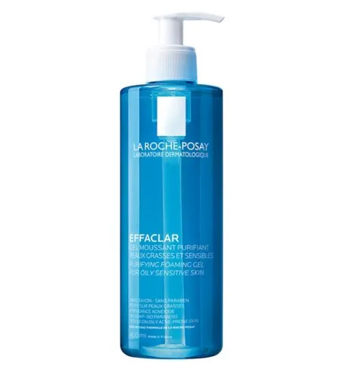 Effaclar Purifying Foaming Gel by La Roche-Posay, one of the best French cleansers for oily skin.
