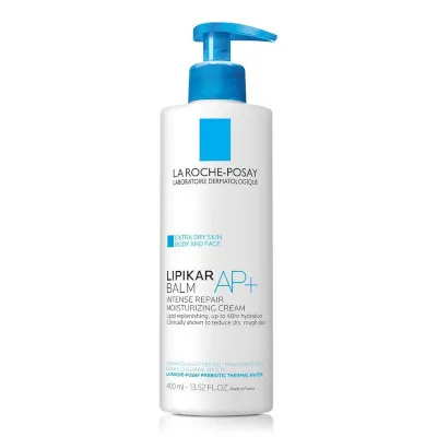 Lipikar Balm AP+ by La Roche Posay, a hydrating, soothing balm for dry skin suitable for the whole family.