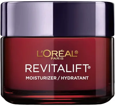 Revitalift Moisturizer by L'Oreal, anti-aging face moisturizer to visibly reduce wrinkles, firm and brighten skin.