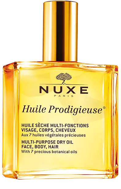 Best-selling Huile Prodigieuse from Nuxe, the best sensorial French skincare brand.