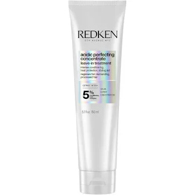 A tied FEMMENORDIC's choice in the Redken vs Amika comparison, Redken Acidic Perfecting Concentrate Leave-in Treatment