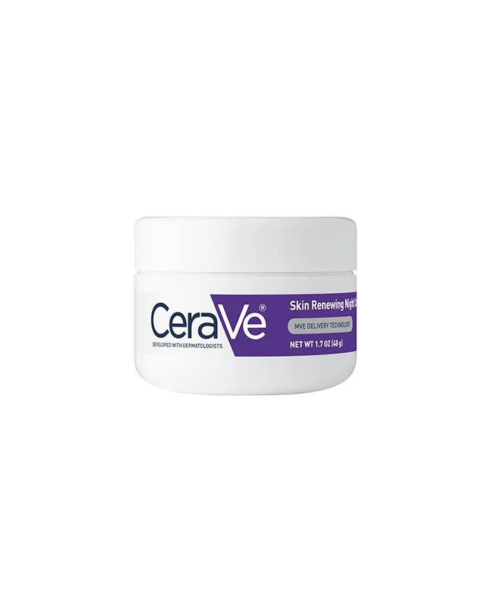 Skin Renewing Night Cream by CeraVe, skin renewing night cream with peptides..