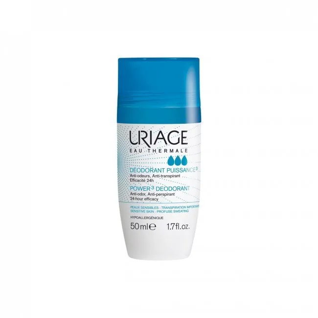 Power3 Deodorant by Uriage, the best French deodorant overall.