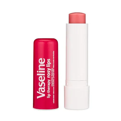 FEMMENORDIC's choice in the Vaseline vs Burt's Bees comparison, the Vaseline Lip Therapy Rosy Lips